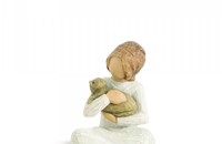Willow Tree Kindness girl- Gentillesse fille avec chat