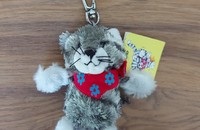 Porte-clé chat en peluche ZORO