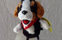 Porte-clé chien en peluche RICO