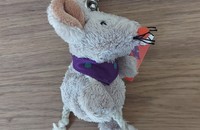 Porte-clé souris en peluche EDDI