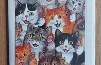 Carte pliante chats Gisela Buomberger