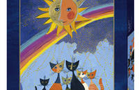 Rosina Wachtmeister HEYE puzzle 1000 chats Gold Rain