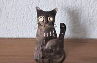 Porte bougie réchaud chats