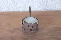 Petit chat porte-bougie réchaud