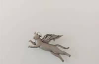 Broche JJ Jonette chat ange
