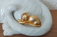 Broche chat couché I