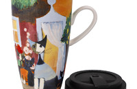 Tasse à Thé avec couvercle Rosina Wachtmeister chats 2023 Una bellissima giornata