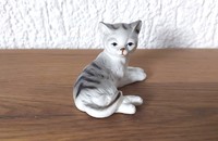 Petit chat vintage gris 29