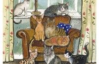 Alex Clark Dessous de verre Chats de maison