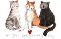 Alex Clark Dessous de verre Chat The good, the bad and the incredibly Furry