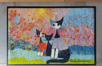 Rosina Wachtmeister paillasson wash & dry chats Con Nonna