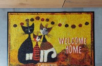 Rosina Wachtmeister paillasson wash & dry chats Amarillos family