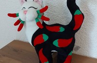 Chat en peluche Whimsiclay Chili