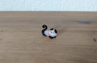 Chat miniature rose et noir I