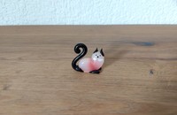 Chat miniature rose et noir II