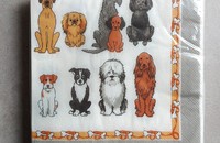 Serviettes Dogs in waiting