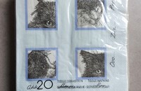 Serviettes Détail du chats