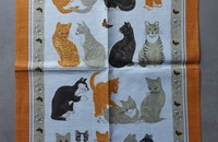 Linge de cuisine chats DAISY CATS