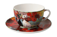 Tasse à café au lait Rosina Wachtmeister Lestate in giardino
