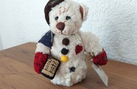Chat peluche bonhomme de neige SNOW MOW de Ganz