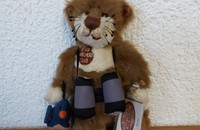 Chat en peluche Snooper birdwatcher de Ganz