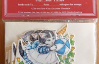 12 cartes cadeaux chats Kitty Cucumber