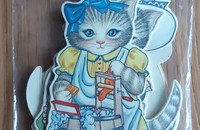 12 étiquettes cadeaux chats Kitty Cucumber