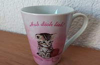 Tasse chat Hab dich lieb!