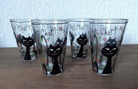 4 verres Chat Chat Chat!