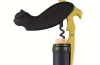 Tire-bouchon chat noir