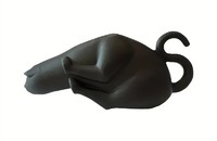 Bouchon chat pour bouteille de vin