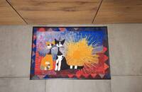 Rosina Wachtmeister paillasson wash & dry chats Noi Due