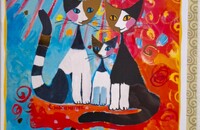 Rosina Wachtmeister chats carte pliante We want to be together