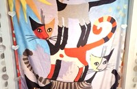 Couverture douce et légère chats Rosina Wachtmeister