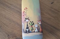 Boite à lunette chats
