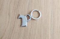 Porte-clé stylisé nero & bianca chat "happy"