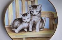 Assiette de collection Kaiser chatons 6
