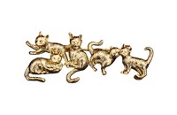Broche 5 petits chats