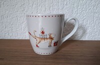 Tasse chat noël avec cadeau