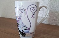 Grande tasse avec crazy famille chat