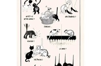 Linge de cuisine chats Dubout La Gourmandise