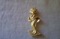 Broche "Chat stil Betty Boop"