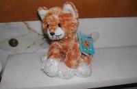Peluche Chat Schaffer "ZAZA" moyen roux