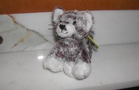 Peluche Chat Schaffer "ZORO" petit gris