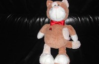 Grand chat en peluche NICI