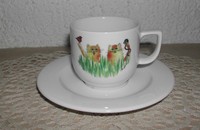 Tasse à café Langenthal avec 2 chats 