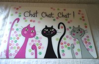 6 x Set de table CHAT CHAT CHAT!