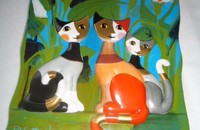 Tableau en porcelaine Rosina Wachtmeister "Finestra Calle"