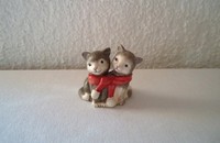 2 chatons avec écharpe de Goebel