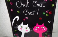 Grand sac cabas CHAT CHAT CHAT!